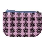 Three Women Pink Large Coin Purse Front