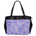 violet,lavender,cute,floral,pink,purple,pattern,girly,modern,trendy Office Handbags Front