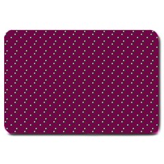 Pink Flowers Magenta Large Doormat 