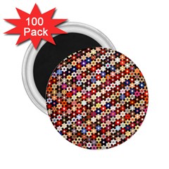 Mosaic Pattern Quilt Pattern 2 25  Magnet (100 Pack)  by paulaoliveiradesign