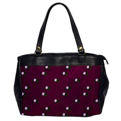 Pink Flowers Magenta Big Office Handbags by snowwhitegirl