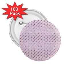 Pink Flowers Pink 2 25  Buttons (100 Pack)  by snowwhitegirl