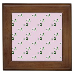 Pink Flowers Pink Big Framed Tiles by snowwhitegirl