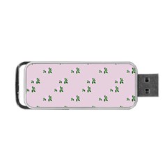 Pink Flowers Pink Big Portable Usb Flash (two Sides) by snowwhitegirl