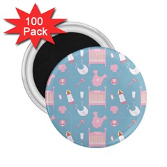 Baby Pattern 2 25  Magnets (100 Pack) 