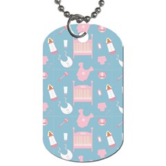 Baby Pattern Dog Tag (two Sides) by snowwhitegirl