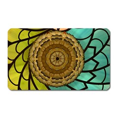 Kaleidoscope Dream Illusion Magnet (rectangular) by Nexatart