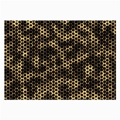 Honeycomb Beehive Nature Large Glasses Cloth (2-side) by Nexatart