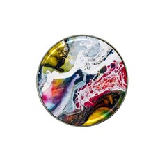 Abstract Art Detail Painting Hat Clip Ball Marker by Nexatart