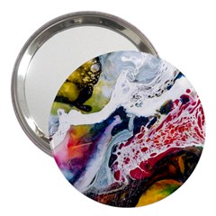 Abstract Art Detail Painting 3  Handbag Mirrors by Nexatart