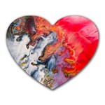 Art Abstract Macro Heart Mousepads Front