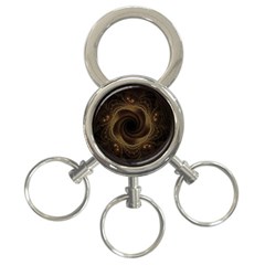 Beads Fractal Abstract Pattern 3-ring Key Chains