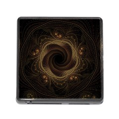 Beads Fractal Abstract Pattern Memory Card Reader (square) by Nexatart