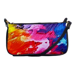 Abstract Art Background Paint Shoulder Clutch Bags