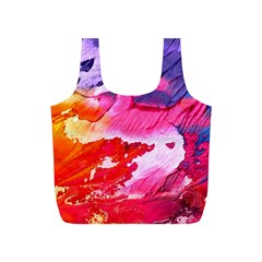 Abstract Art Background Paint Full Print Recycle Bags (s) 