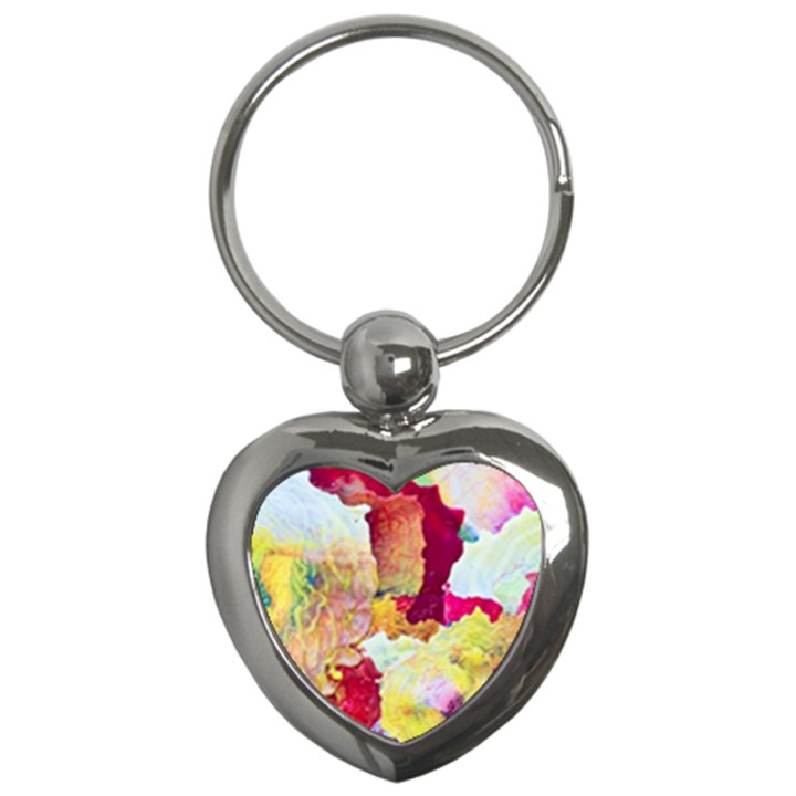 Art Detail Abstract Painting Wax Key Chains (Heart) 