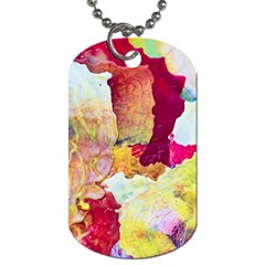 Art Detail Abstract Painting Wax Dog Tag (Two Sides)