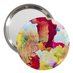 Art Detail Abstract Painting Wax 3  Handbag Mirrors