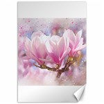 Flowers Magnolia Art Abstract Canvas 12  x 18   11.88 x17.36  Canvas - 1