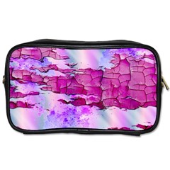 Background Crack Art Abstract Toiletries Bags 2-side by Nexatart