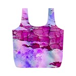 Background Crack Art Abstract Full Print Recycle Bags (M)  Front