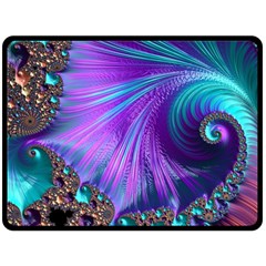 Abstract Fractal Fractal Structures Fleece Blanket (large) 