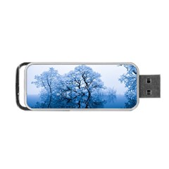 Nature Inspiration Trees Blue Portable Usb Flash (one Side)