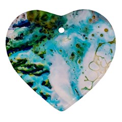 Abstract Art Modern Detail Macro Heart Ornament (two Sides) by Nexatart