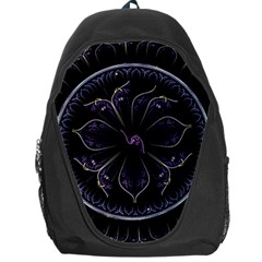 Fractal Abstract Purple Majesty Backpack Bag by Nexatart