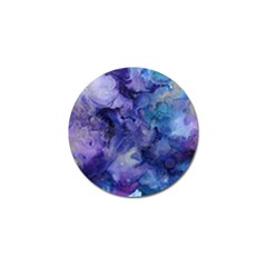 Ink Background Swirl Blue Purple Golf Ball Marker (10 Pack)