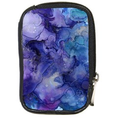 Ink Background Swirl Blue Purple Compact Camera Cases