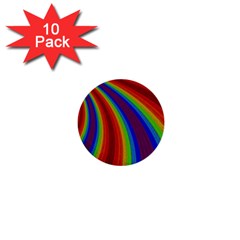 Abstract Pattern Lines Wave 1  Mini Buttons (10 pack) 