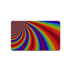 Abstract Pattern Lines Wave Magnet (Name Card)