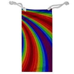 Abstract Pattern Lines Wave Jewelry Bag by Nexatart