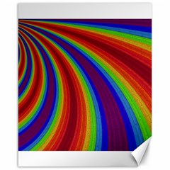 Abstract Pattern Lines Wave Canvas 16  x 20  