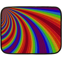 Abstract Pattern Lines Wave Fleece Blanket (Mini)