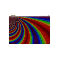 Abstract Pattern Lines Wave Cosmetic Bag (Medium) 