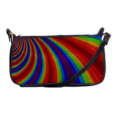 Abstract Pattern Lines Wave Shoulder Clutch Bags