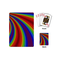 Abstract Pattern Lines Wave Playing Cards (Mini) 