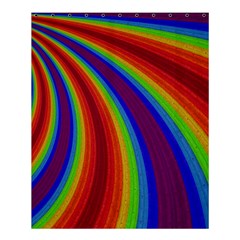 Abstract Pattern Lines Wave Shower Curtain 60  x 72  (Medium) 