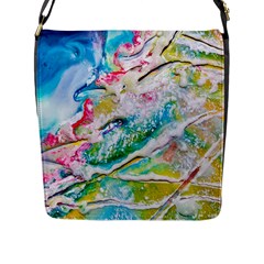 Art Abstract Abstract Art Flap Messenger Bag (l) 