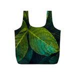 Green Plant Leaf Foliage Nature Full Print Recycle Bags (S)  Front