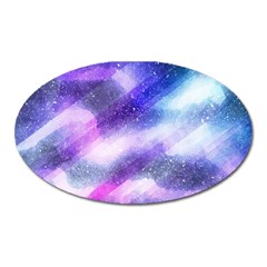 Background Art Abstract Watercolor Oval Magnet