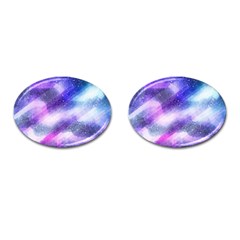 Background Art Abstract Watercolor Cufflinks (Oval)