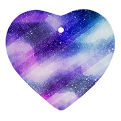 Background Art Abstract Watercolor Heart Ornament (Two Sides)