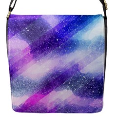 Background Art Abstract Watercolor Flap Messenger Bag (S)