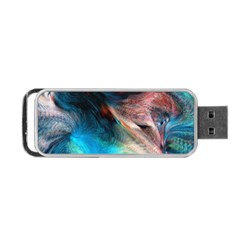 Background Art Abstract Watercolor Portable Usb Flash (one Side)