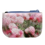 Flowers Roses Art Abstract Nature Large Coin Purse Back