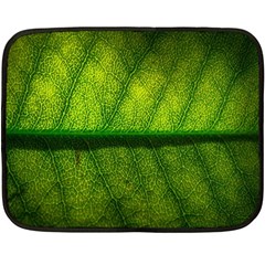 Leaf Nature Green The Leaves Double Sided Fleece Blanket (mini) 