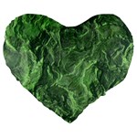 Geological Surface Background Large 19  Premium Flano Heart Shape Cushions Front